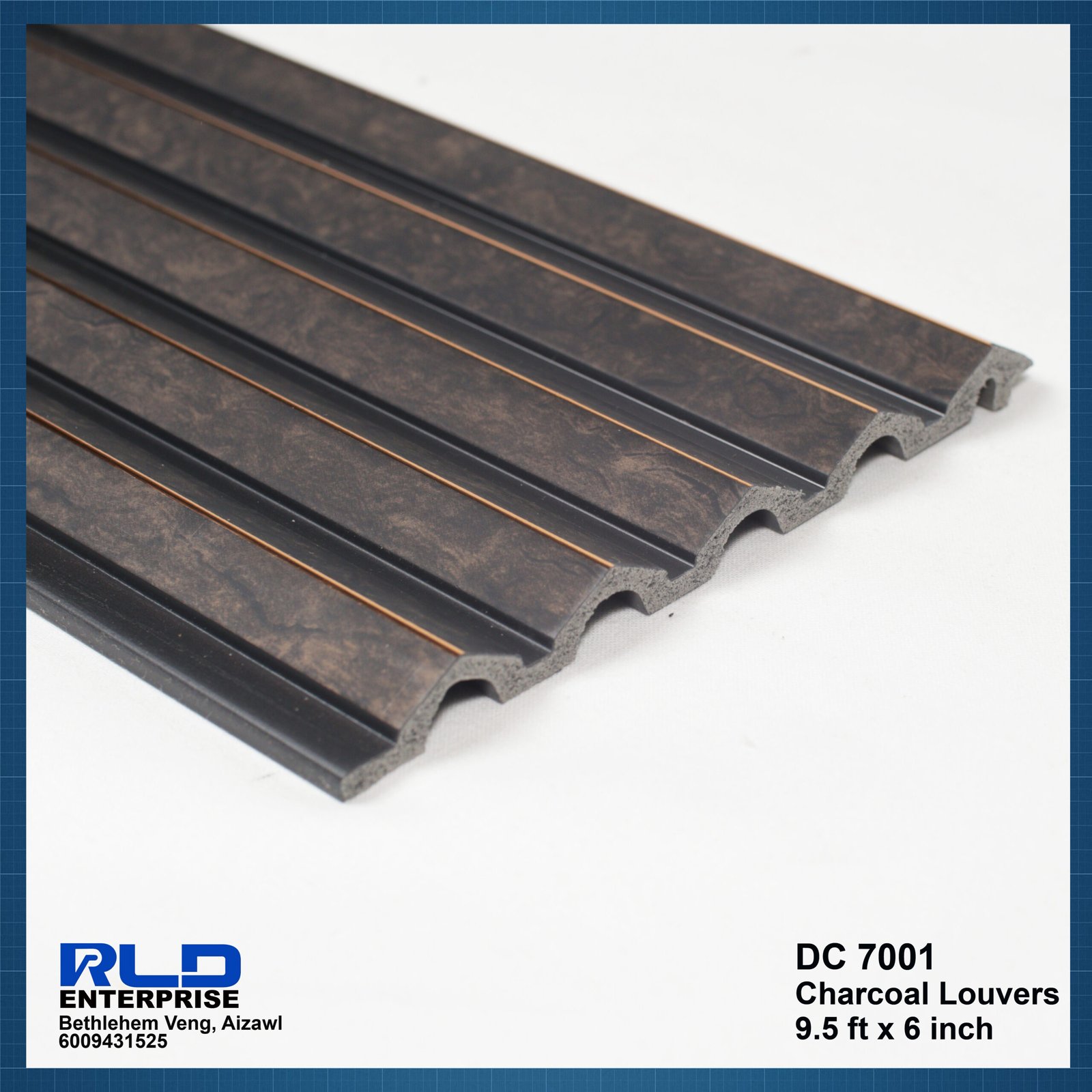 DC7001a DC 7001 Charcoal Louver - Image 1