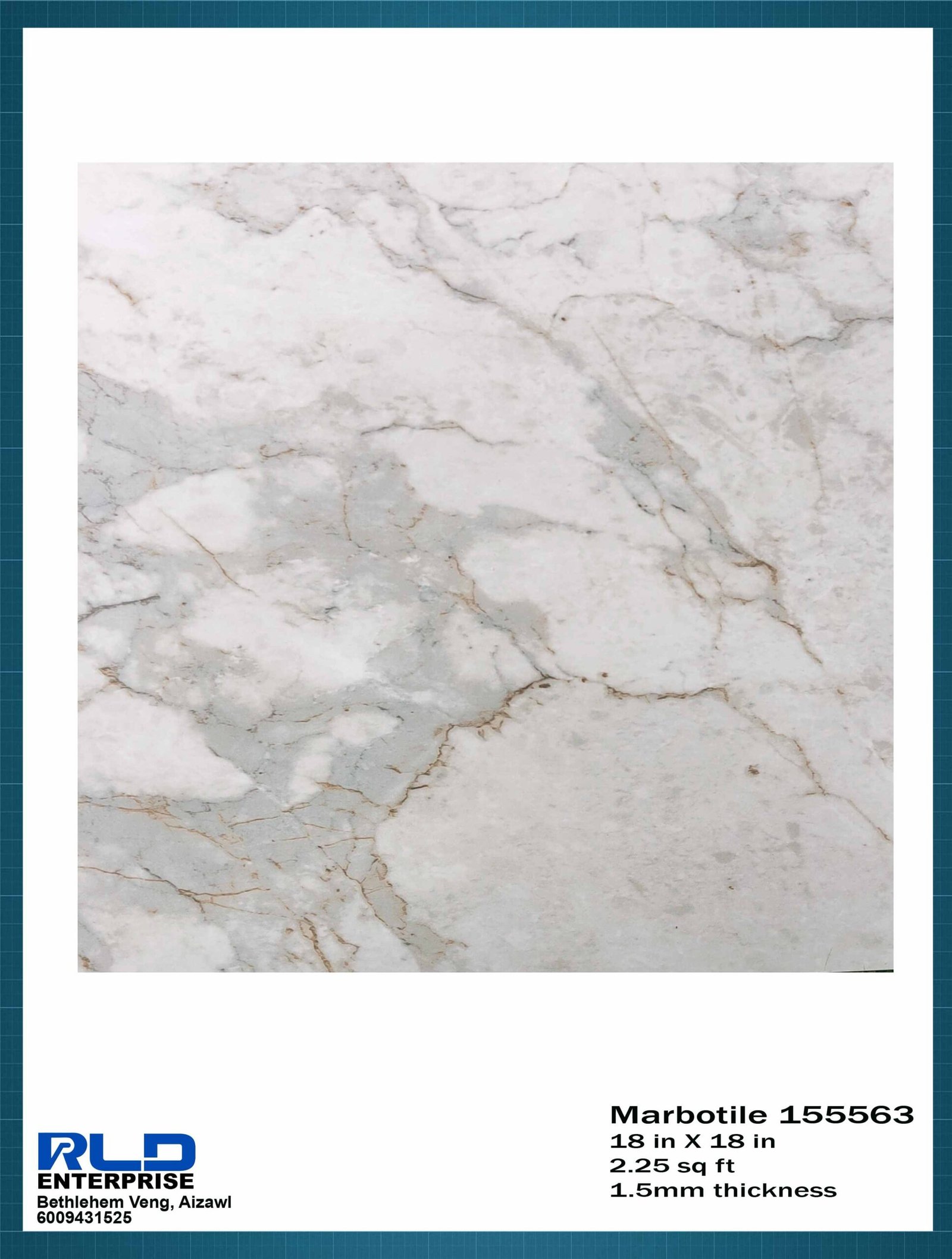 Marbotile 155563a Marbotile 155563 Vinyl Flooring - Image 1