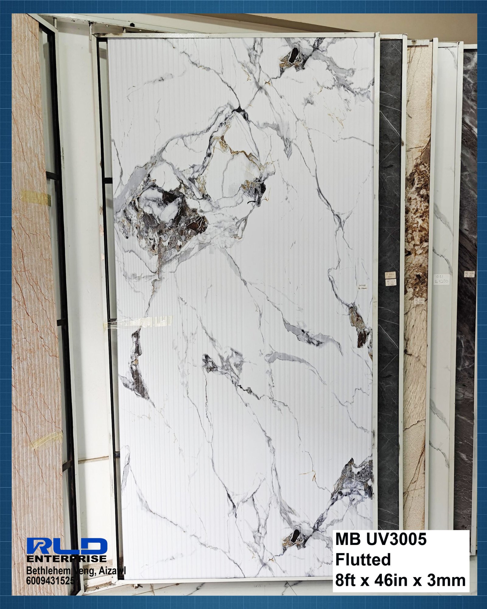 UV3005flutted MB UV3005 Fluted - Image 1