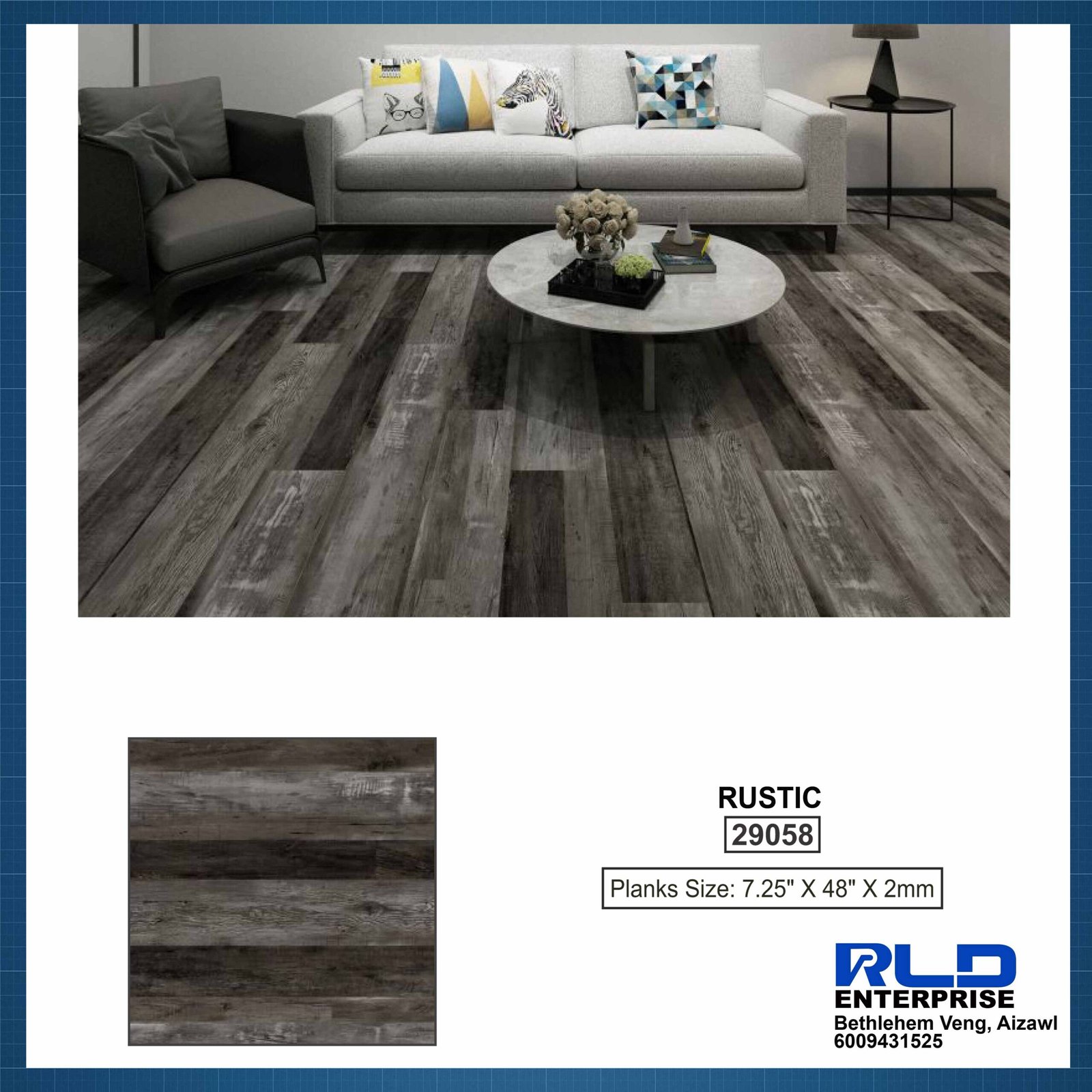 rustic 29058 Rustic 29058 Vinyl Flooring - Image 1