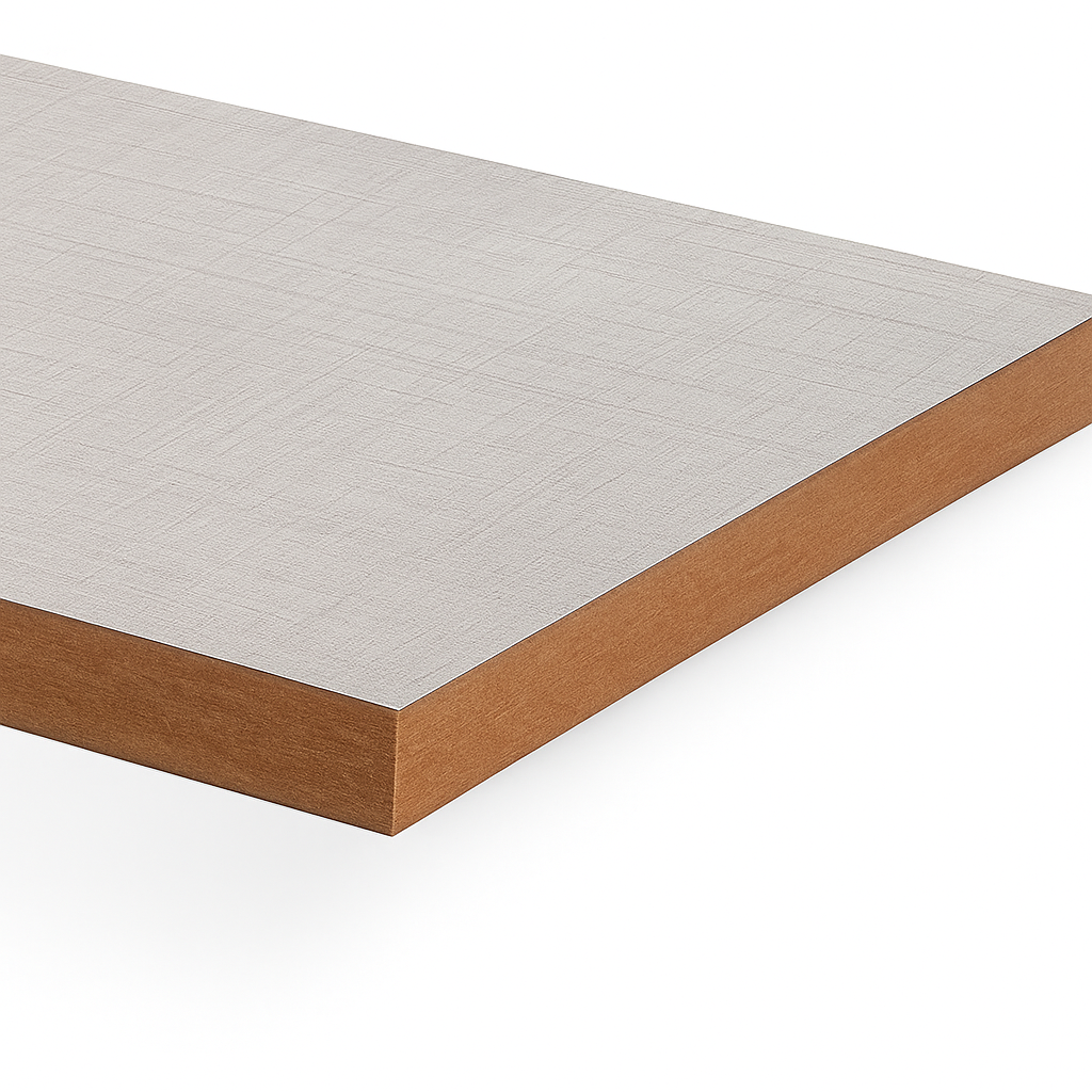 fabric white1 MDF (BSL) 17mm (Fabric White) - Image 1